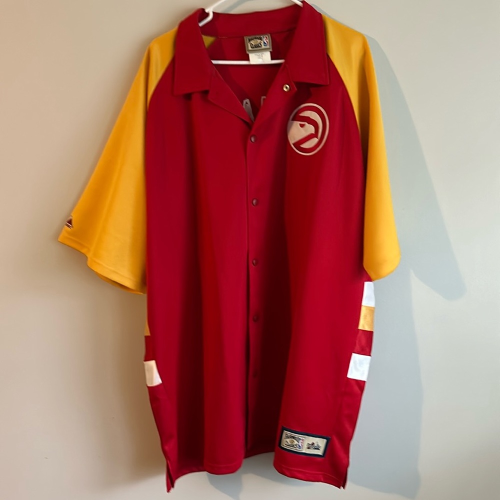 Vintage Majestic Hardwood Classics Atlanta Hawks Warmup Jacket, Size XXL
